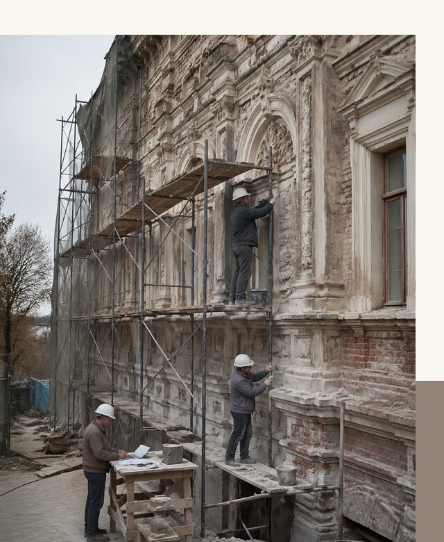 Реставрация объектов культурного наследия под ключ в Елабуге